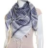 Blue and White Arab Scarf (Shemagh)