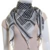 Black and White Arab Scarf (Shemagh)