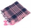 Pink and Navy (Shemagh) Arab Scarf