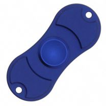 Fidget Spinner Metallic Blue 2-Arm Aluminium