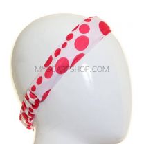 Headwrap Red Polka Dot