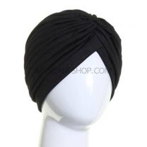 Black Full Turban Headwrap