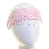 Wide Headband Pink Swirls