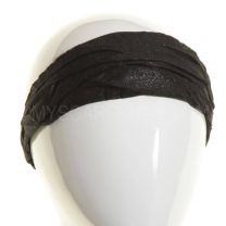 3in1 Headwrap Black Glitter