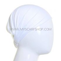 Jersey Headwrap Plain White